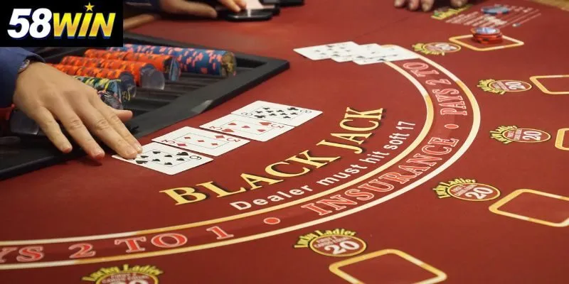 Luật chơi blackjack 58win cơ bản