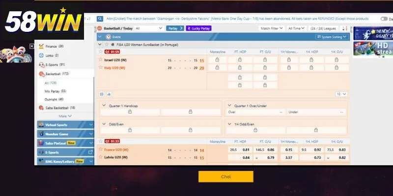 Các bộ môn cá cược nổi bật